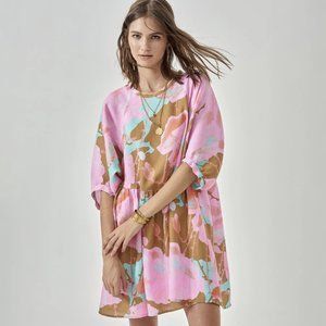 Lanhtropy Alcala Dress - Aquarela Print
